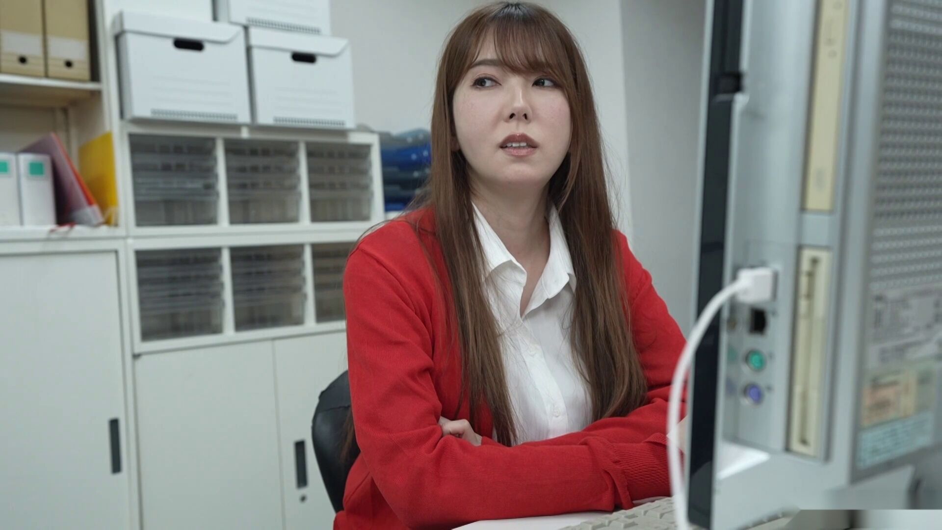 Pantyhose Office POV Domination